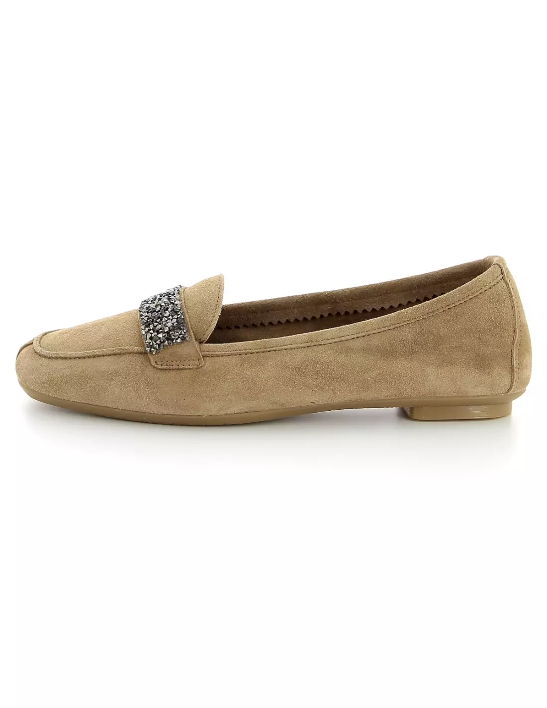 REQINS HELIOS CRIST NAT TT04282 - Mocassins & bateaux Naturel