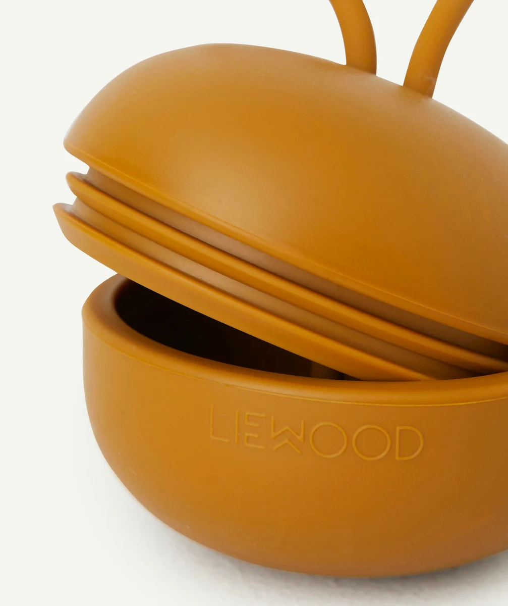 LIEWOODBOÎTE À TÉTINE PHILIP EN SILICONE MARRON