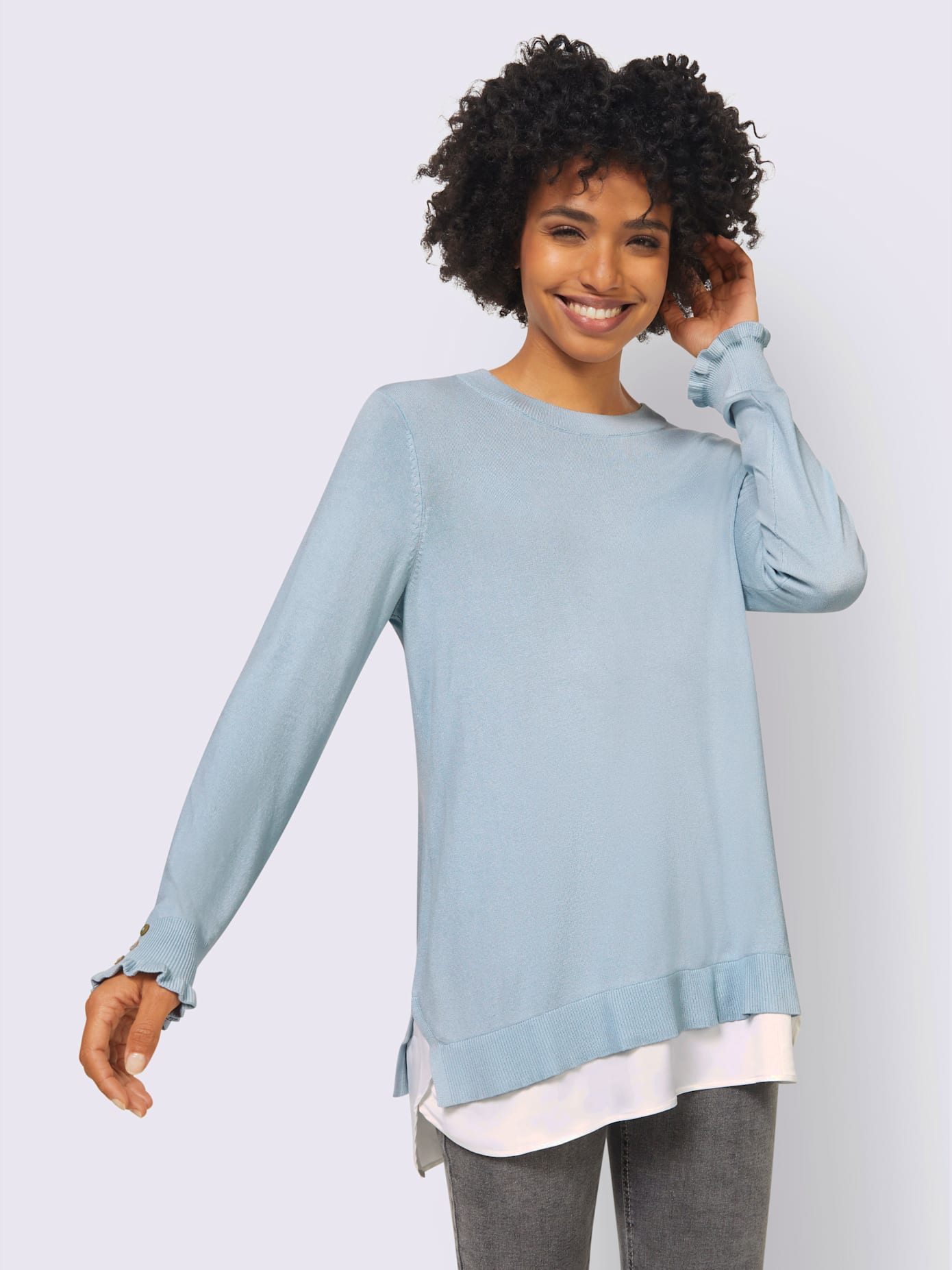Pull deux coloris tendance
