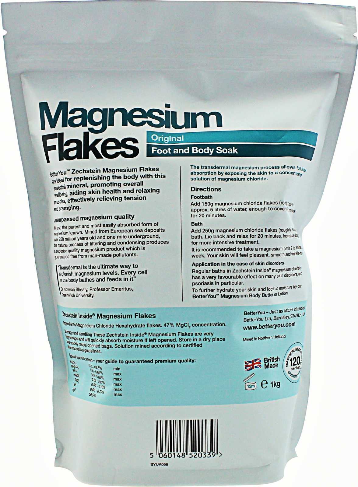 Better You Copos de Magnesio 1kg