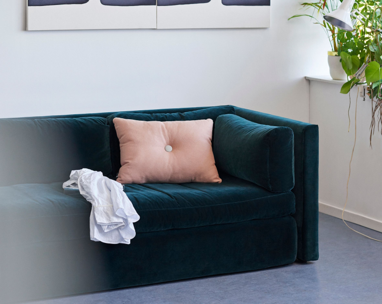Hay Dot Cushion kussen steelcut trio Dark grey 60x45