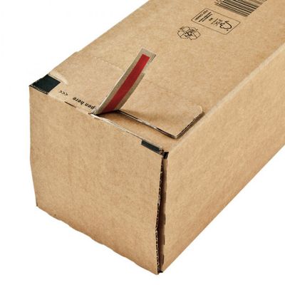 Tube d'expédition carré - 10,8 cm x 10,8 cm x 70,5 cm - Logistipack