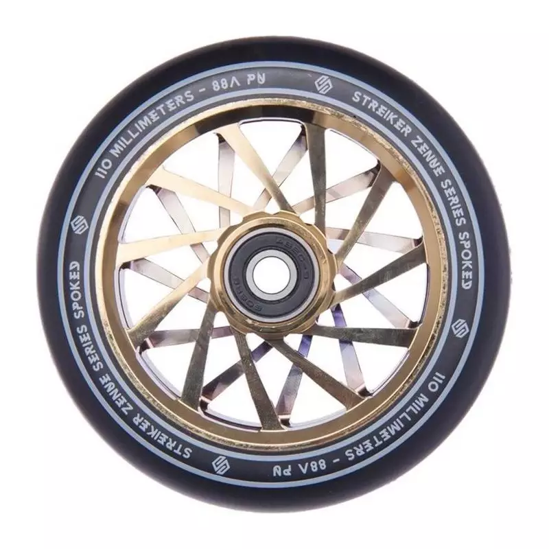 Roue trottinette STRIKER Zenue Series Gold Chrome 110mm
