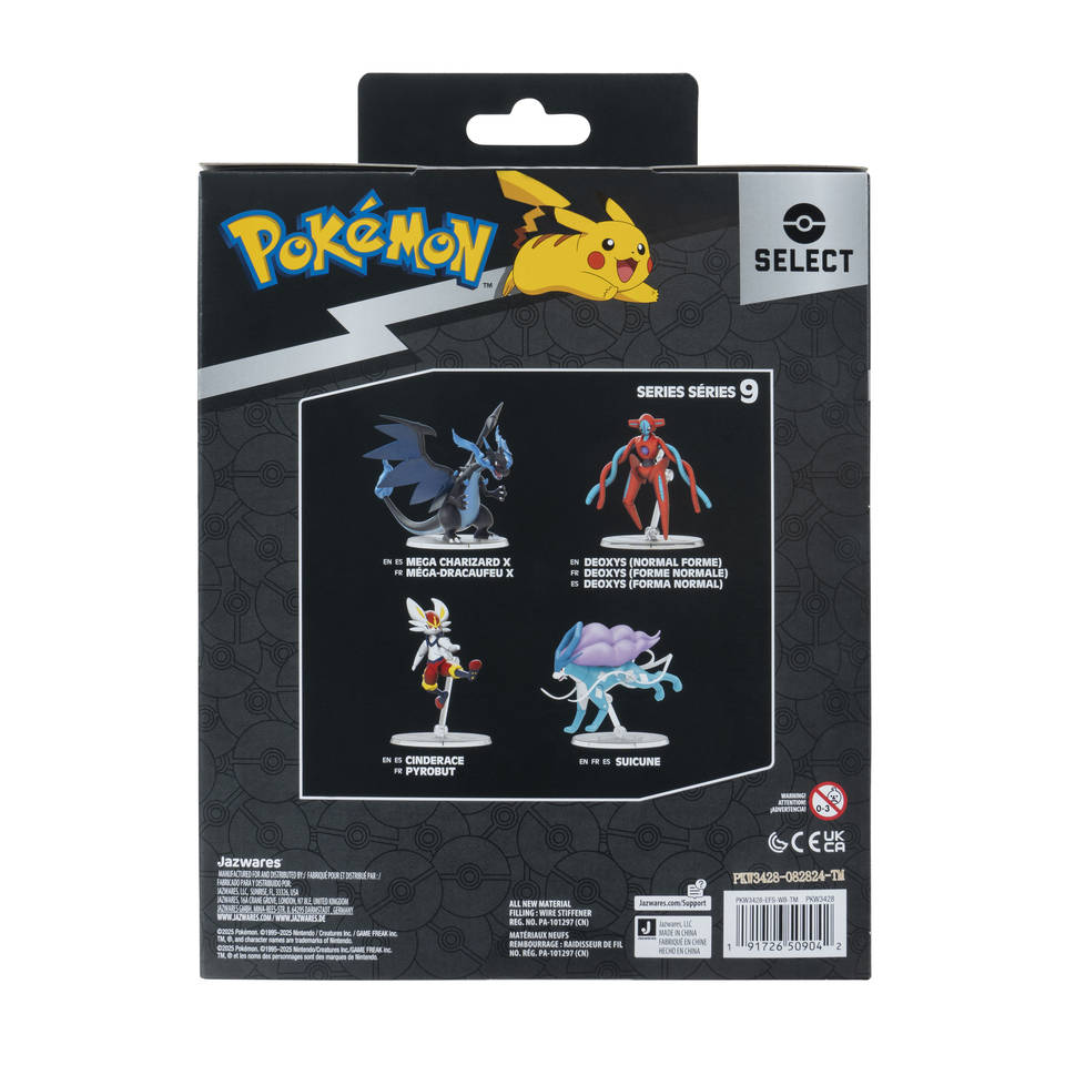 Pokémon Select Mega Charizard Super Articulated - 25 cm