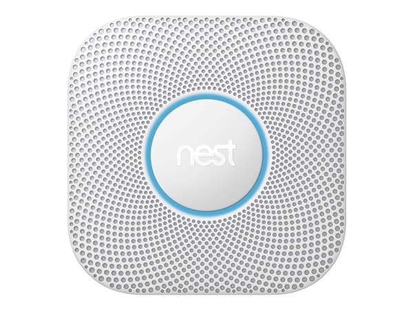 Nest Protect 2nd Generation - Flerformålssensor - trådløs - 802.11b/g/n, Bluetooth 4.0, 802.15.4 - hvit