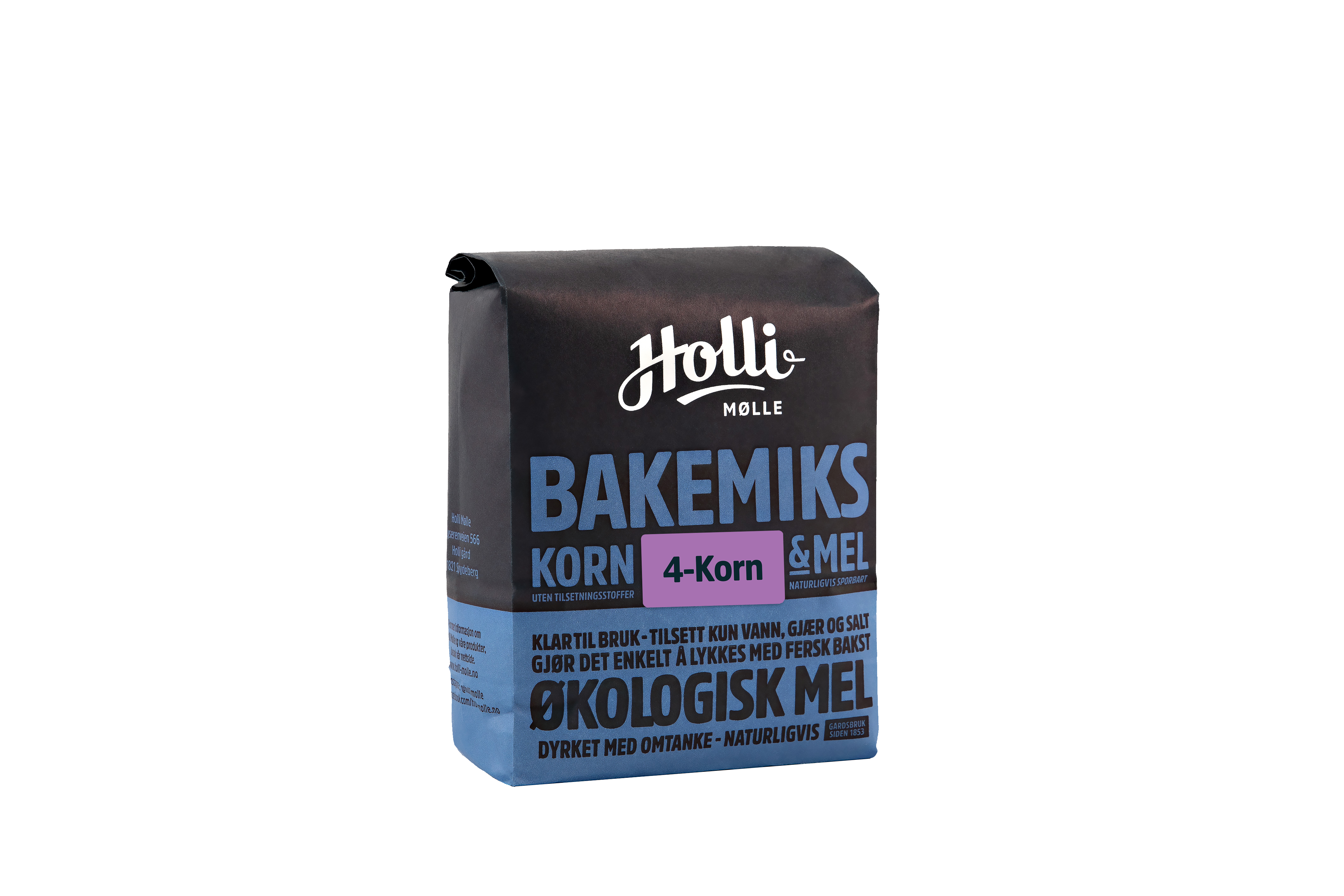 Holli Mølle Økologisk 4-Korn bakeblanding