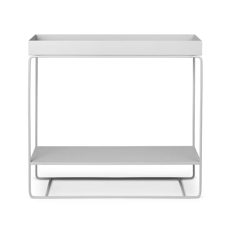 Ferm Living - Plant Box mit 2 Ebenen, hellgrau