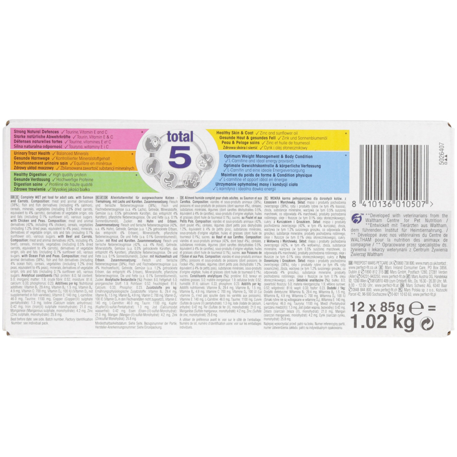 Perfect Fit Cat Fit Adult Mix 12x85g