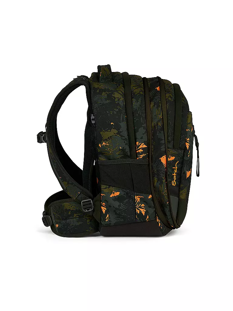 SATCH Schulrucksack Match Jurassic Jungle dunkelgrün