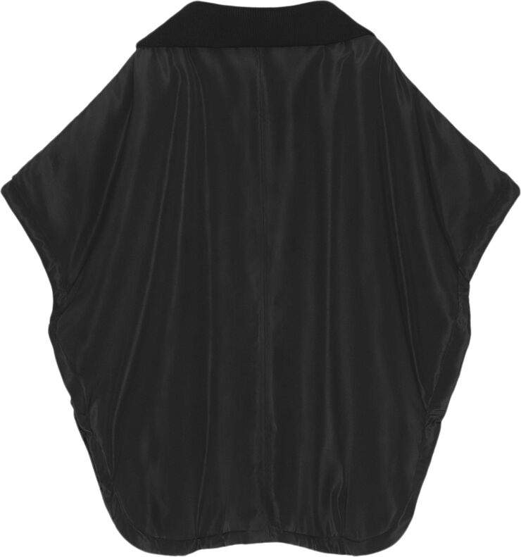 Moshi Moshi Mind uma padded poncho Black