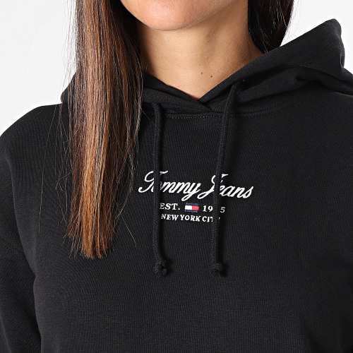 Sweat Capuche Femme Bxy Essential Logo 6406 Noir