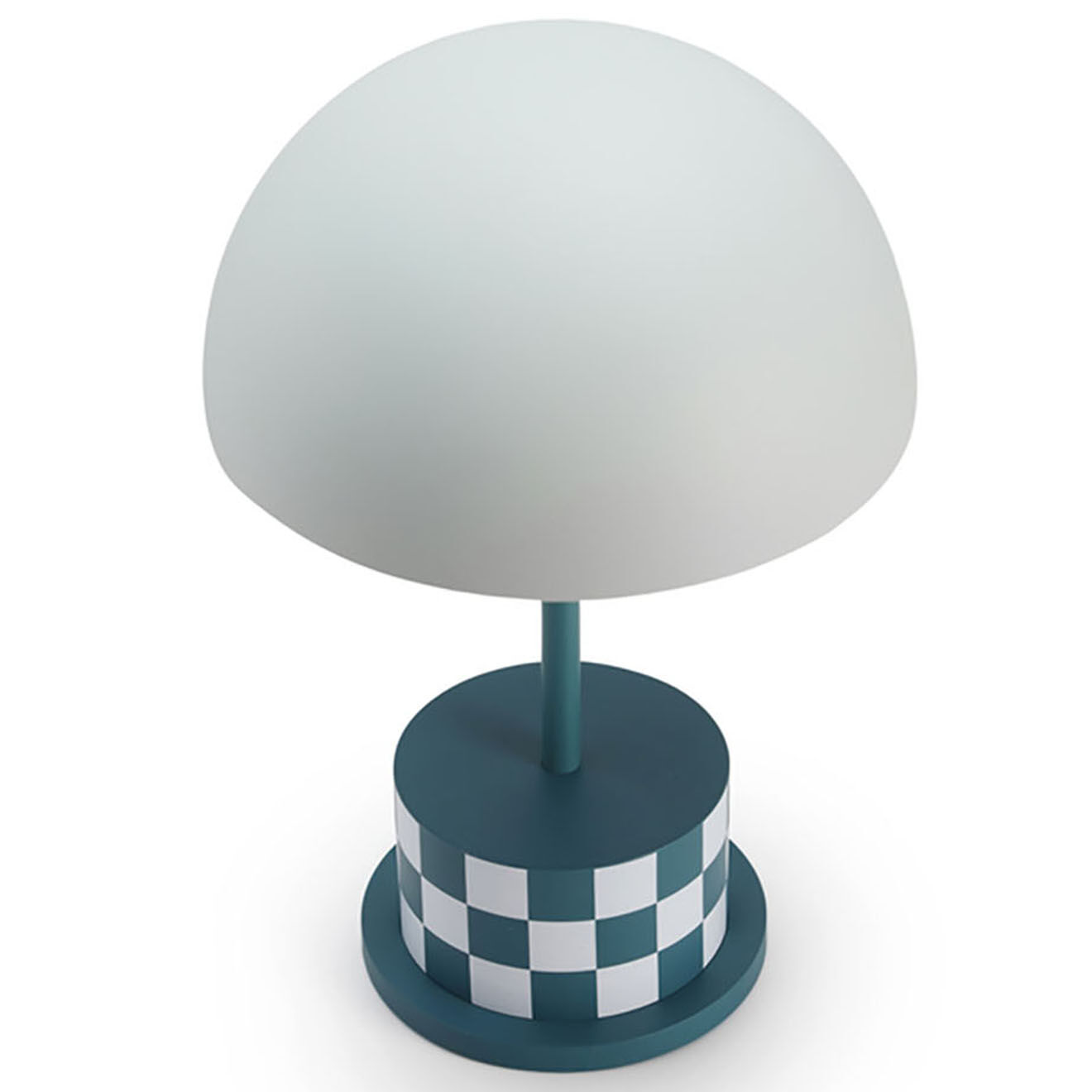 Printworks Lampe Portable Riviera vert/blanc - 19.3x19.3x27.8 cm