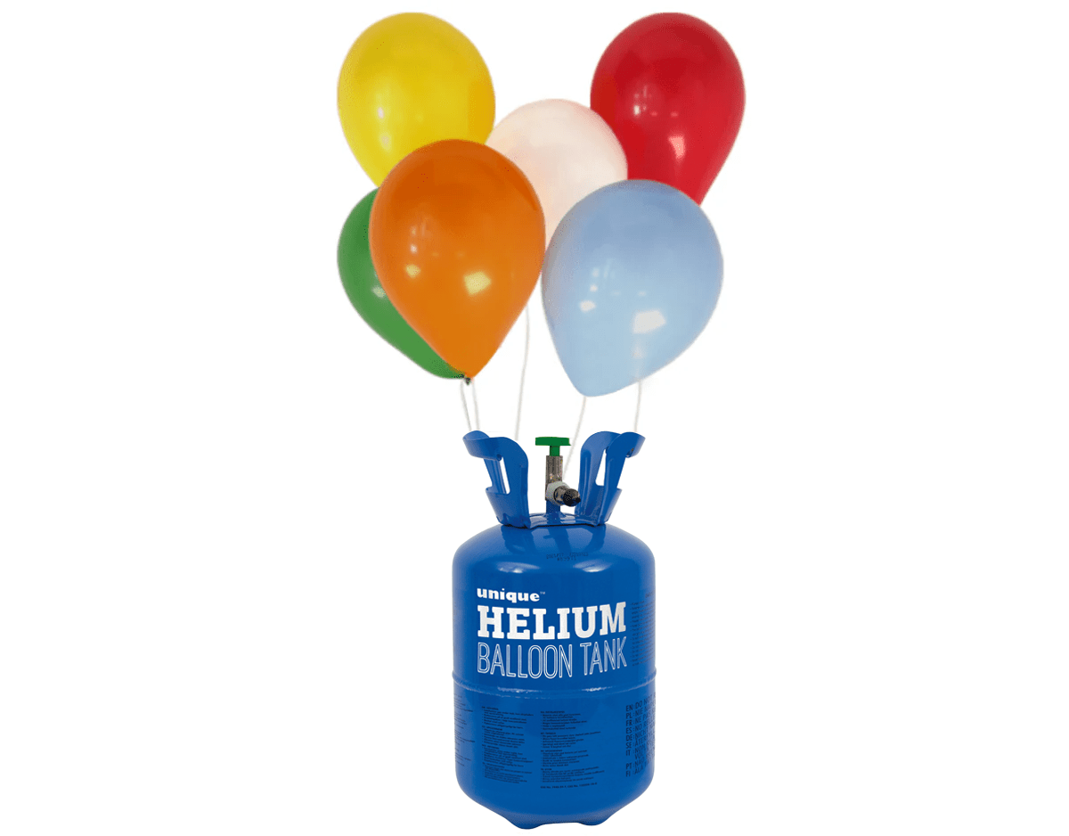 Helium Tank met 30 Ballonnen en Lint
