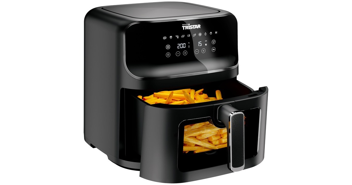 TristarAirfryer FR-9039 heteluchtfriteuse  (Zwart, 1.6 kg | 7.5 liter)