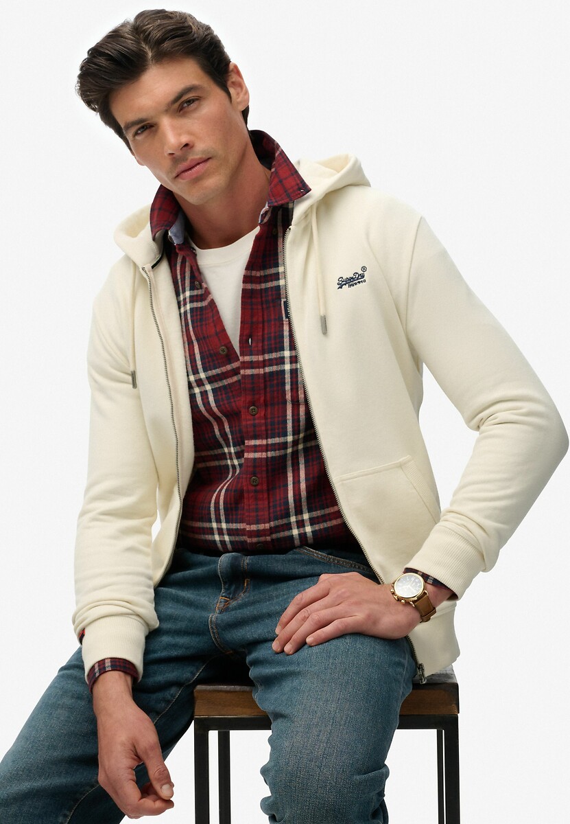 SUPERDRY<br>Moletom com zíper