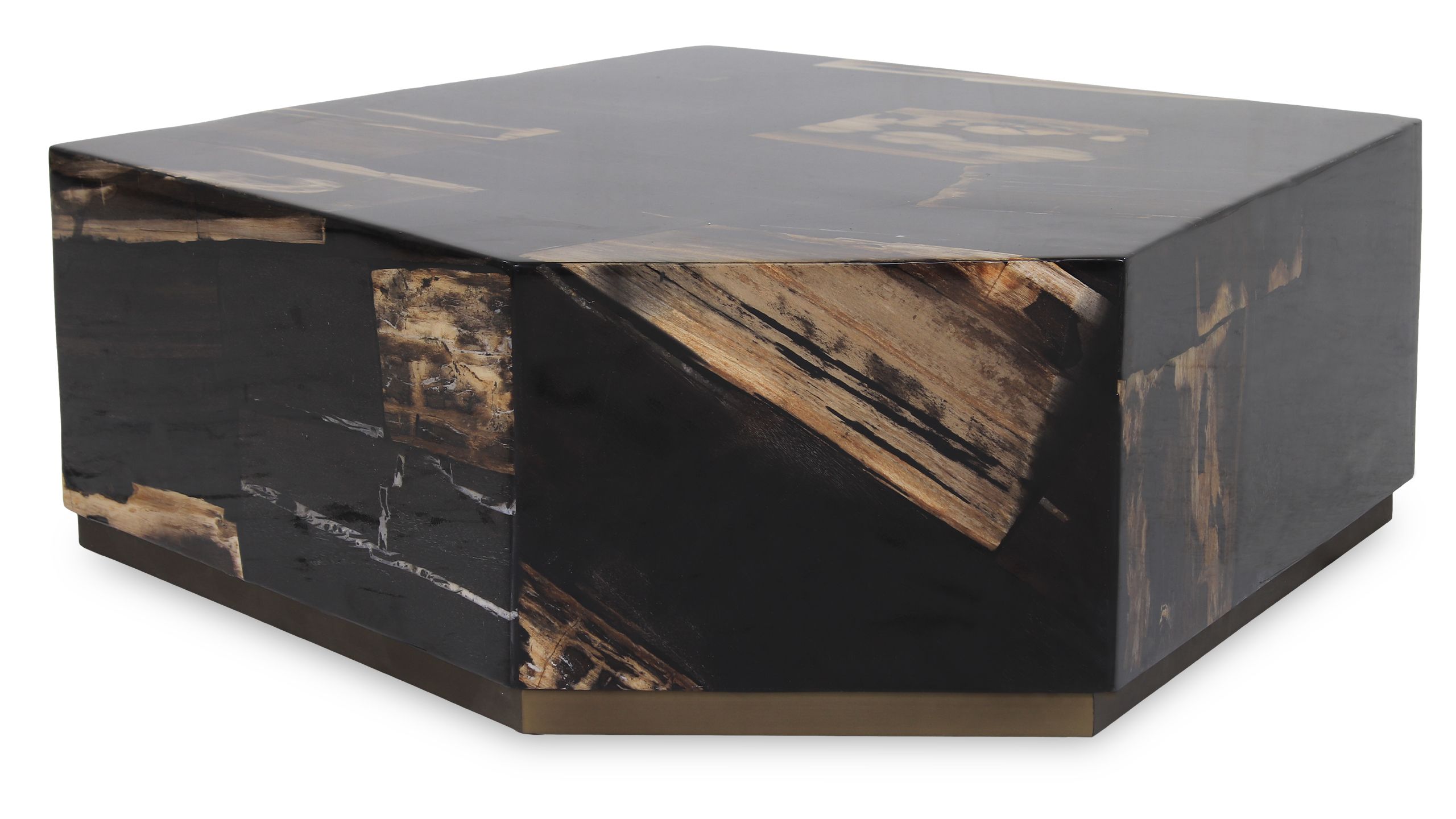 Salontafel Petrified Wood Large 706817 Rayn B87 x D80 x H31 cm
