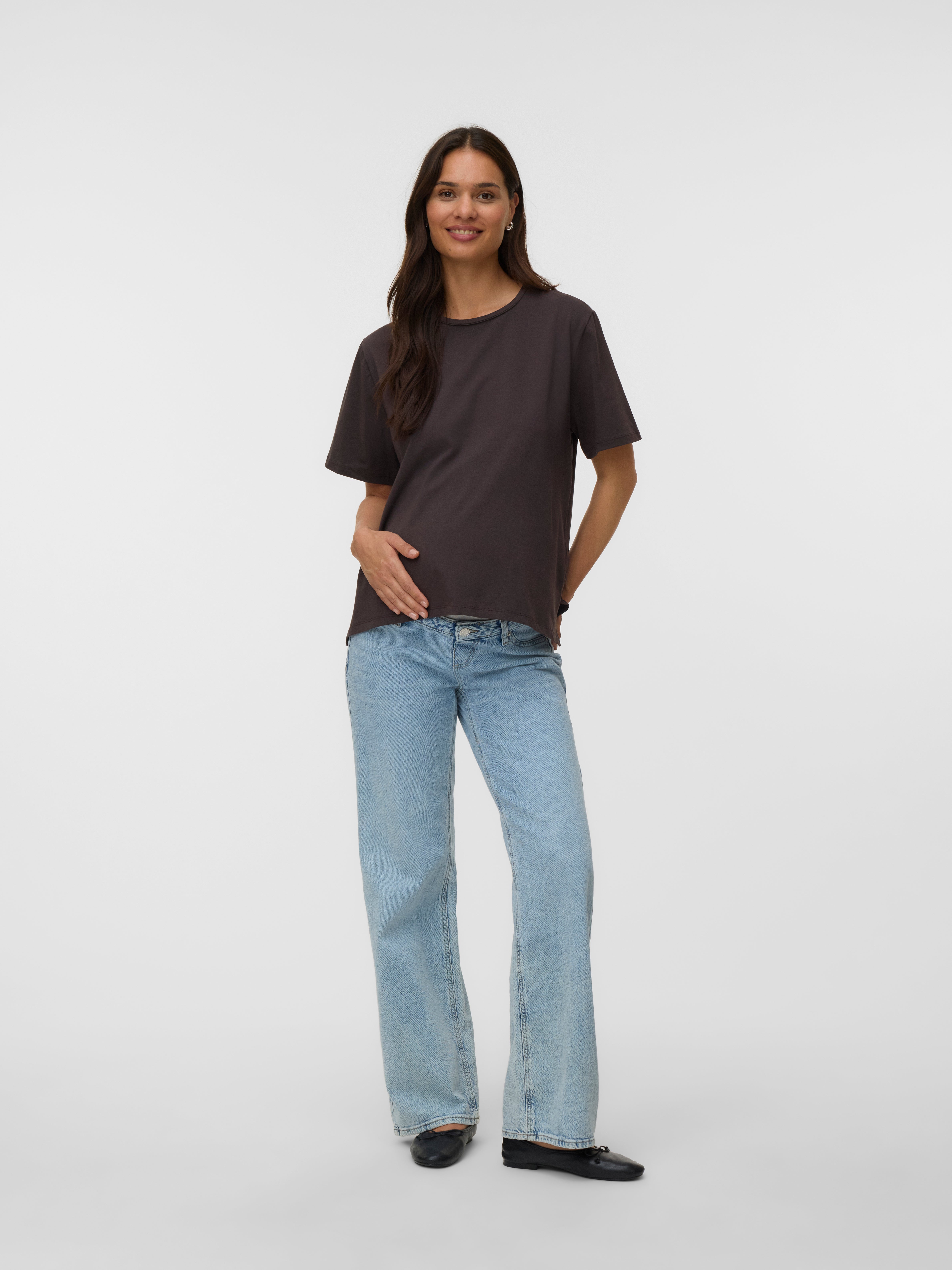 Regular fit O-hals Top