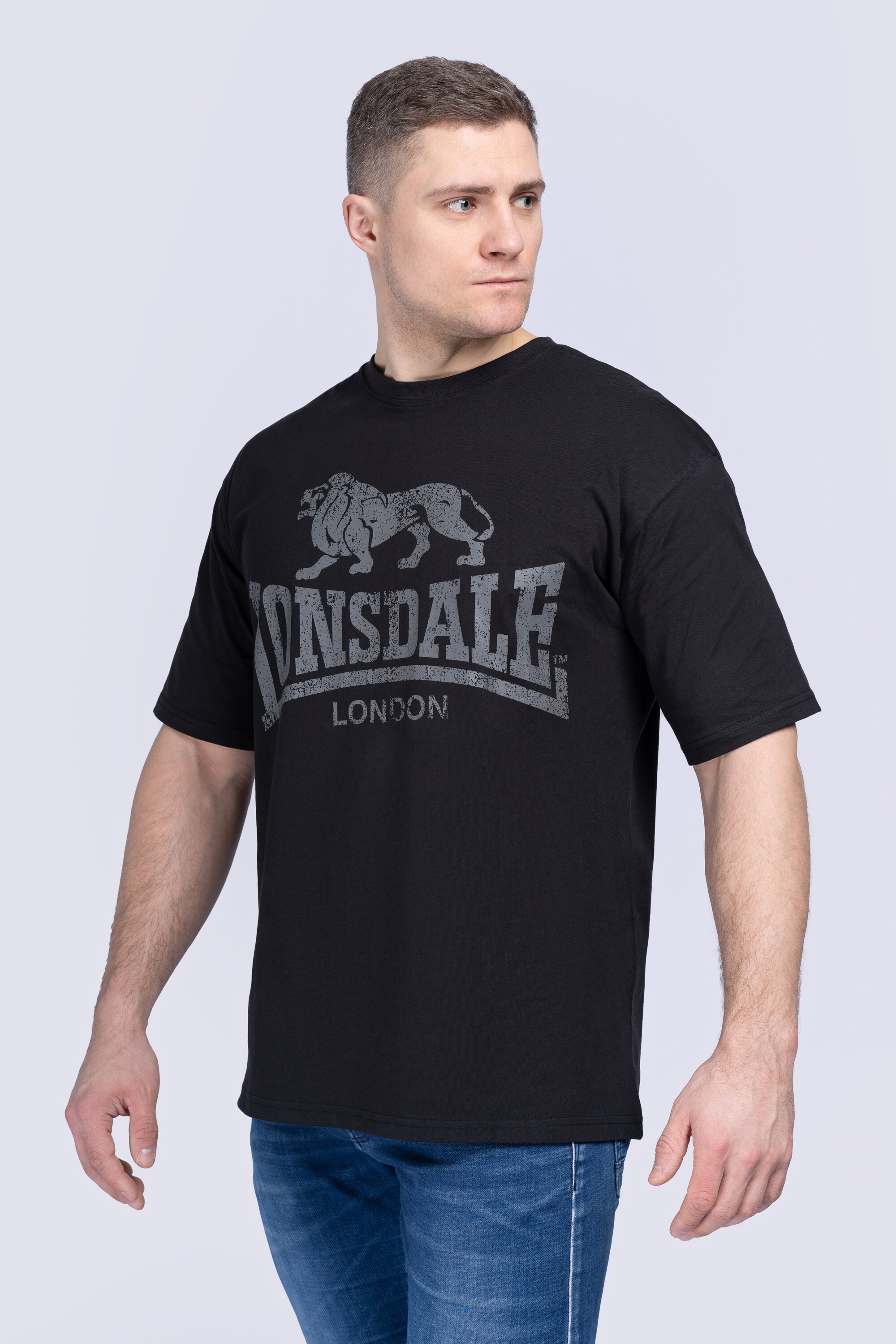 Lonsdale Herren T-Shirt Oversize THRUMSTER