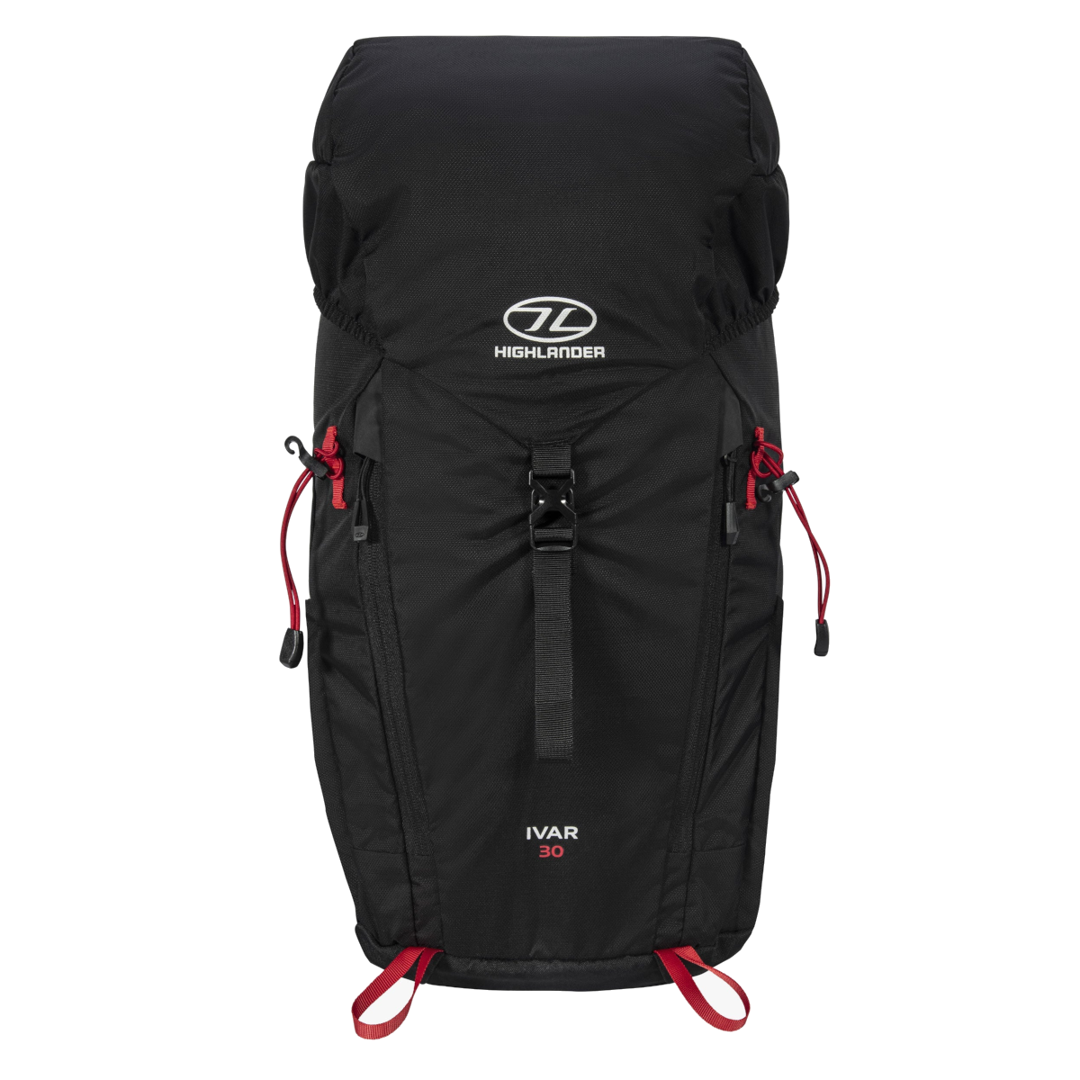 Highlander ivar 30l heren rugzak - black