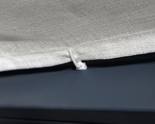 Palram-Canopia kabelspanzonnescherm - schaduwset voor terrasoverkapping Stockholm 660x340 cm (9 stuks 64,5x340 cm) wit