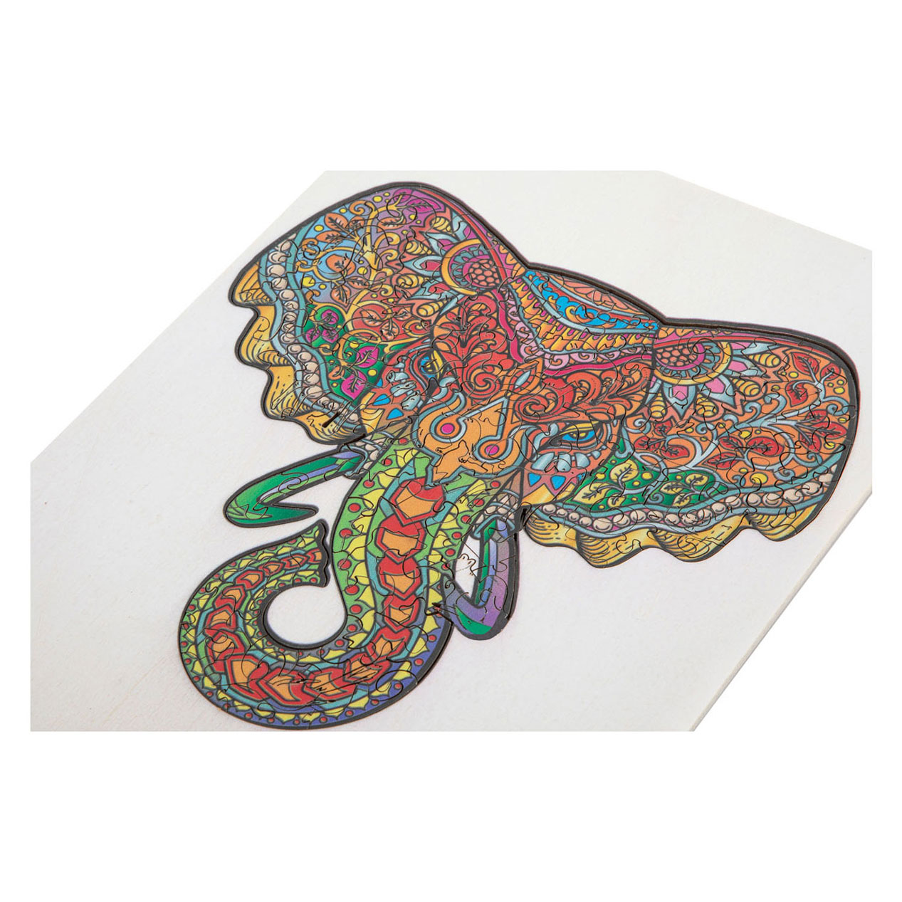 Houten Legpuzzel Olifant, 132st.