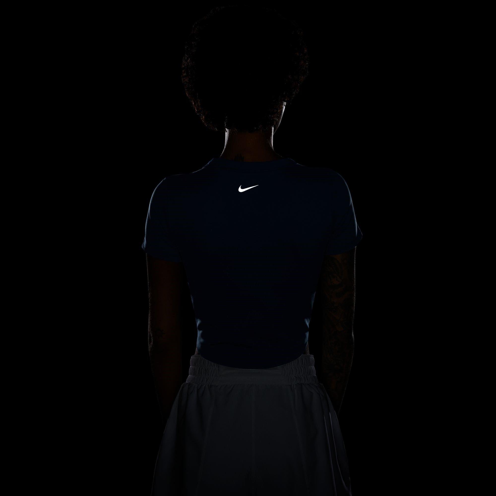 Nike One Fitted Womens Dri FIT Short Sleeve Top