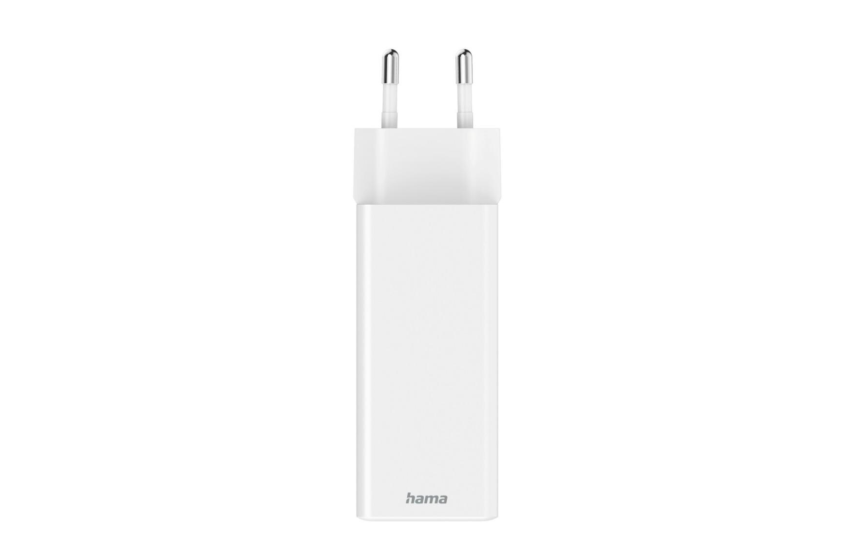 USB-Wandladegerät Gan charger 1x USB-A 2x USB-C 100 W WeissSchnellladegerät mit 1x USB-A und 2x USB-C