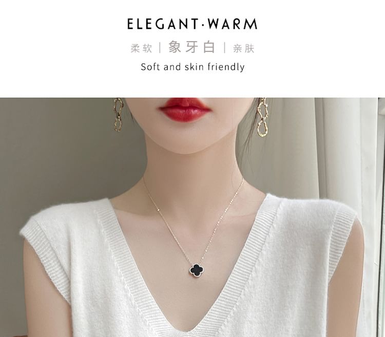 Weelop - V-hals effen trui-vest