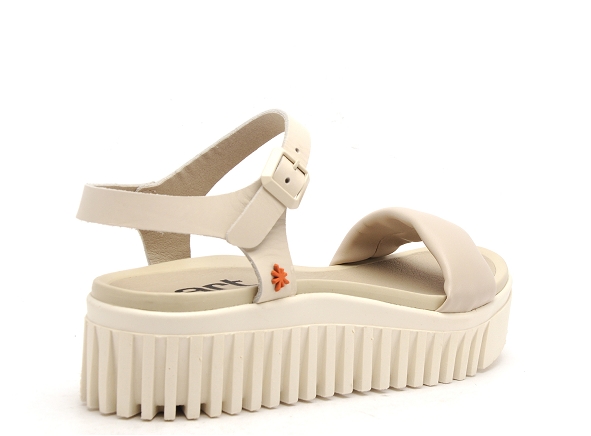 Art nu pieds plats femme brithon 1572 beige