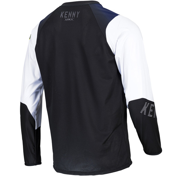 Kenny - Maillot Titanium - 2022 Blanc / Noir / Rouge / Jaune