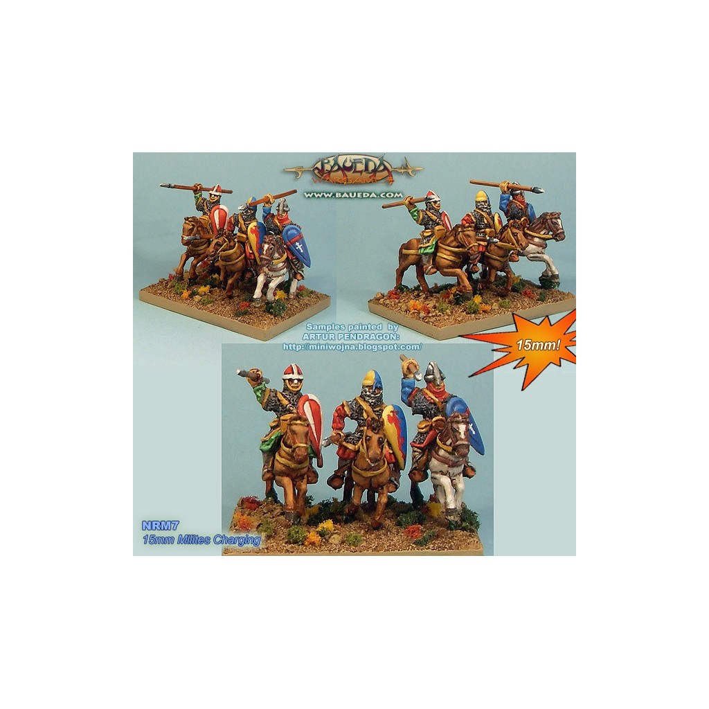 Norman milites Charging with separate lance