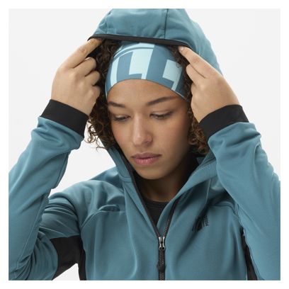 Polaire Femme Millet Seneca Hybrid Hoodie Bleu