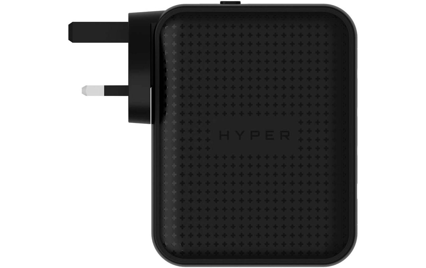 USB-Wandladegerät Hyper Juice USB-C GaN 145 W SchwarzKompaktes GaN-Reiseladegerät mit 4 Anschlüssen