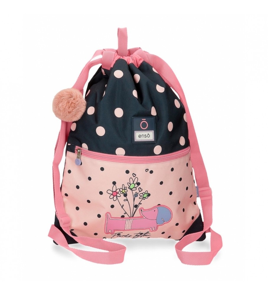 Enso Mochila saco Enso Friends Together  rosa