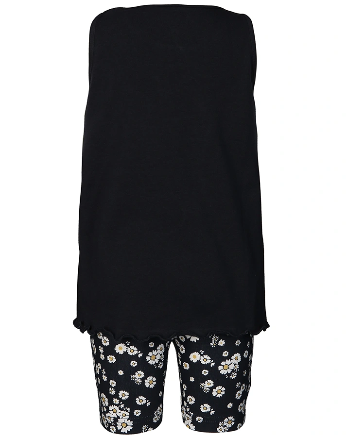 Top DAISY LOVE mit Shorts in nachtblau