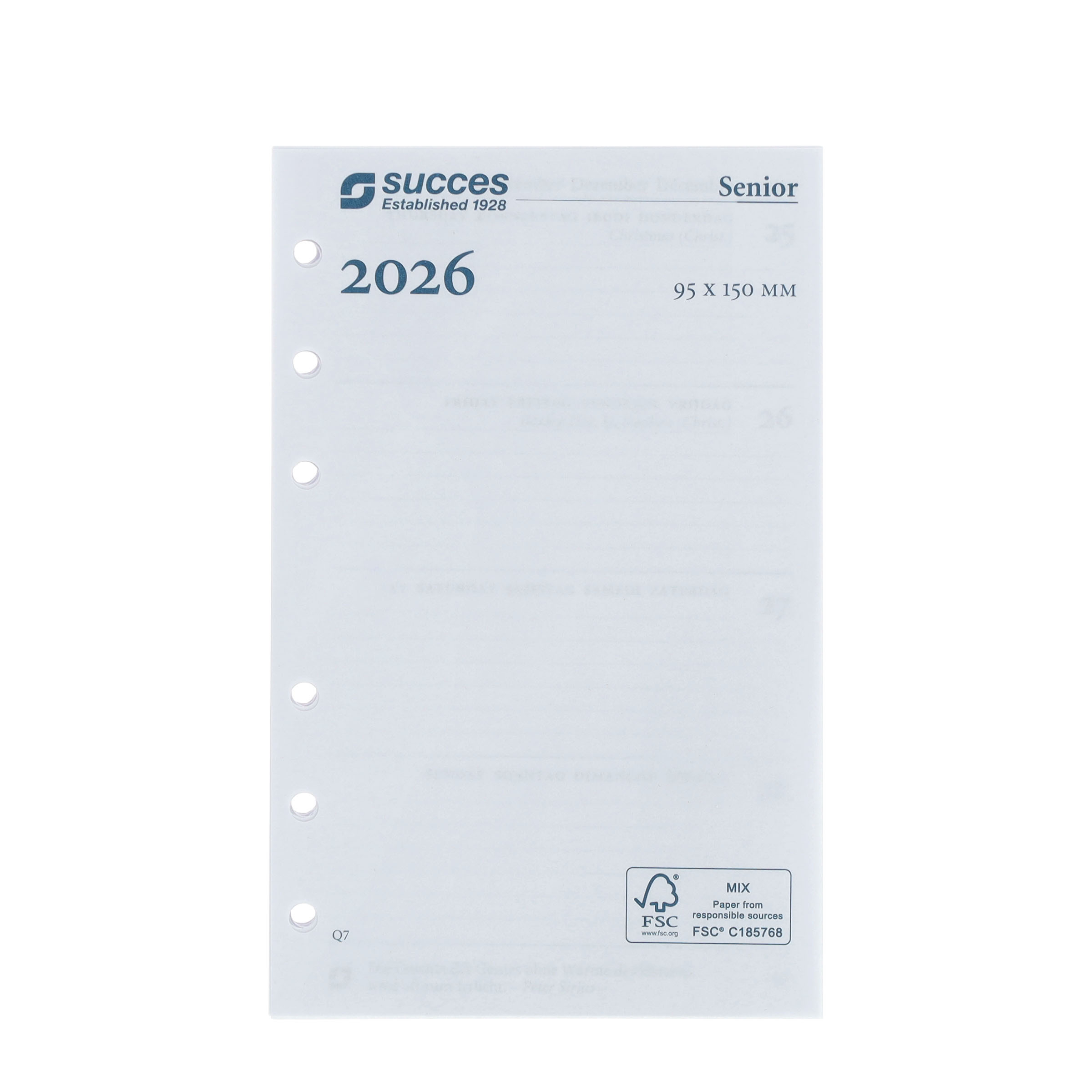 (1W/2S) SUCCES Senior Jahresinhalt 2026 Ersatz Wochenblätter (845207000026U)