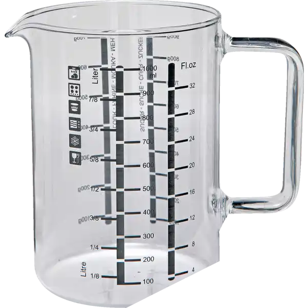 Messbecher Glas 1l