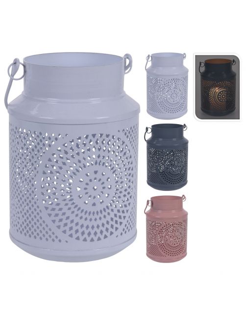 Homestyle Lantaarn - Verlichting - 12x18 cm 3 Assorti
