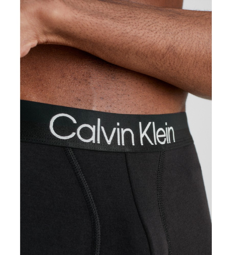 Cuecas Boxer Longas Calvin Klein - Pacote com 3