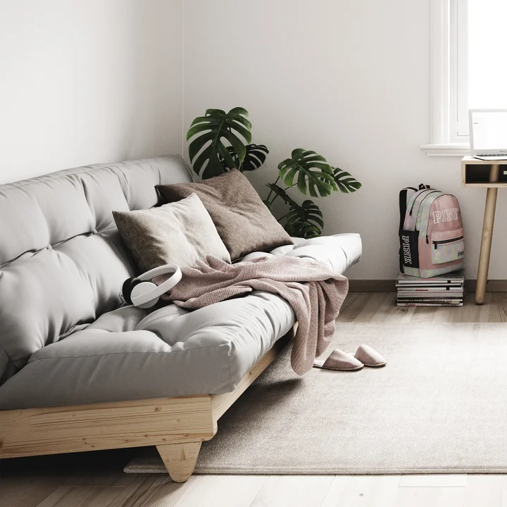 Karup Design - Fresh Schlafsofa, 140 x 200 cm, olivgrün (756)