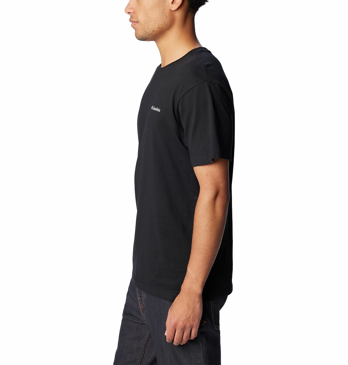 COLUMBIA<br>Camiseta de manga curta com logo no peito essencial