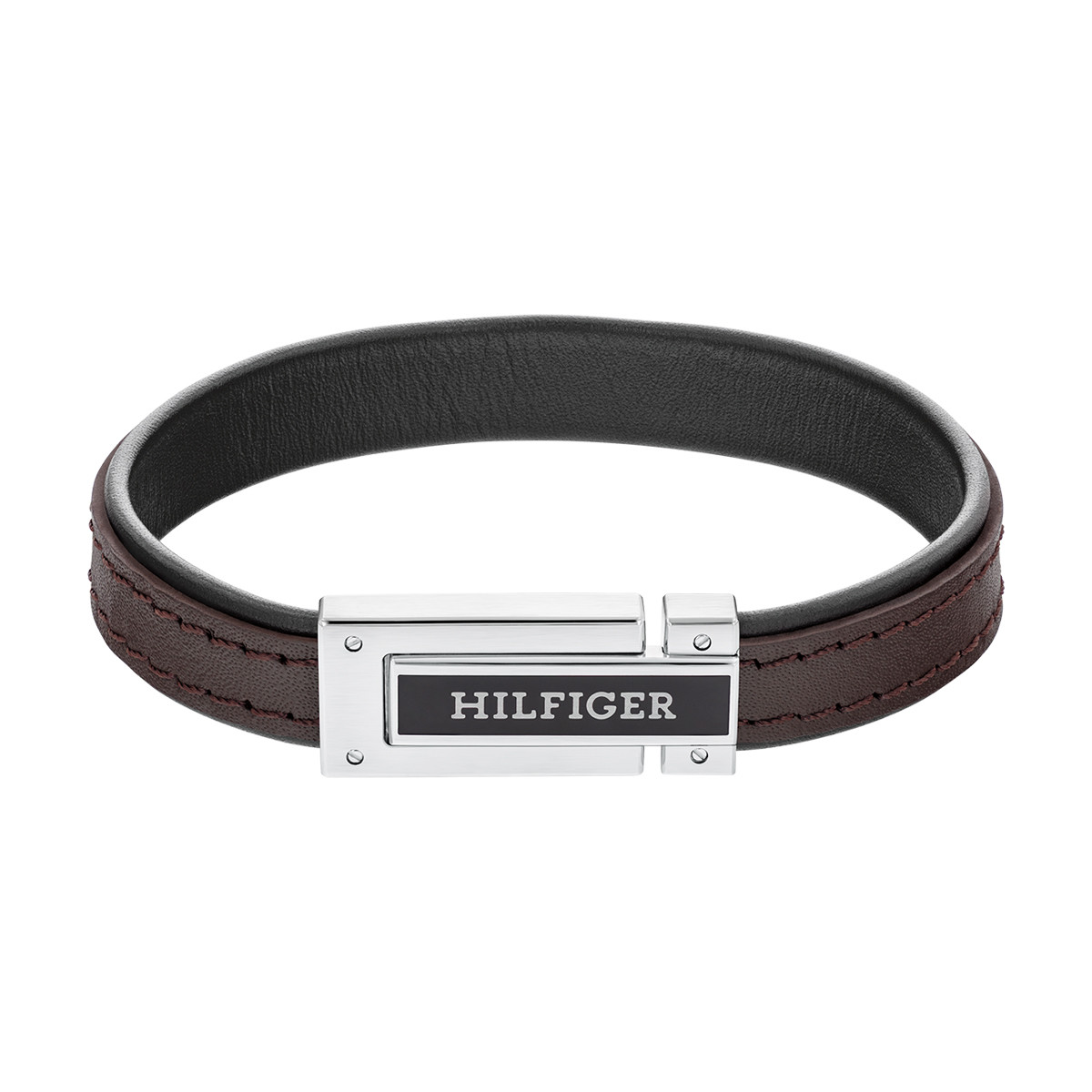Bracelet TOMMY HILFIGER cuir marron