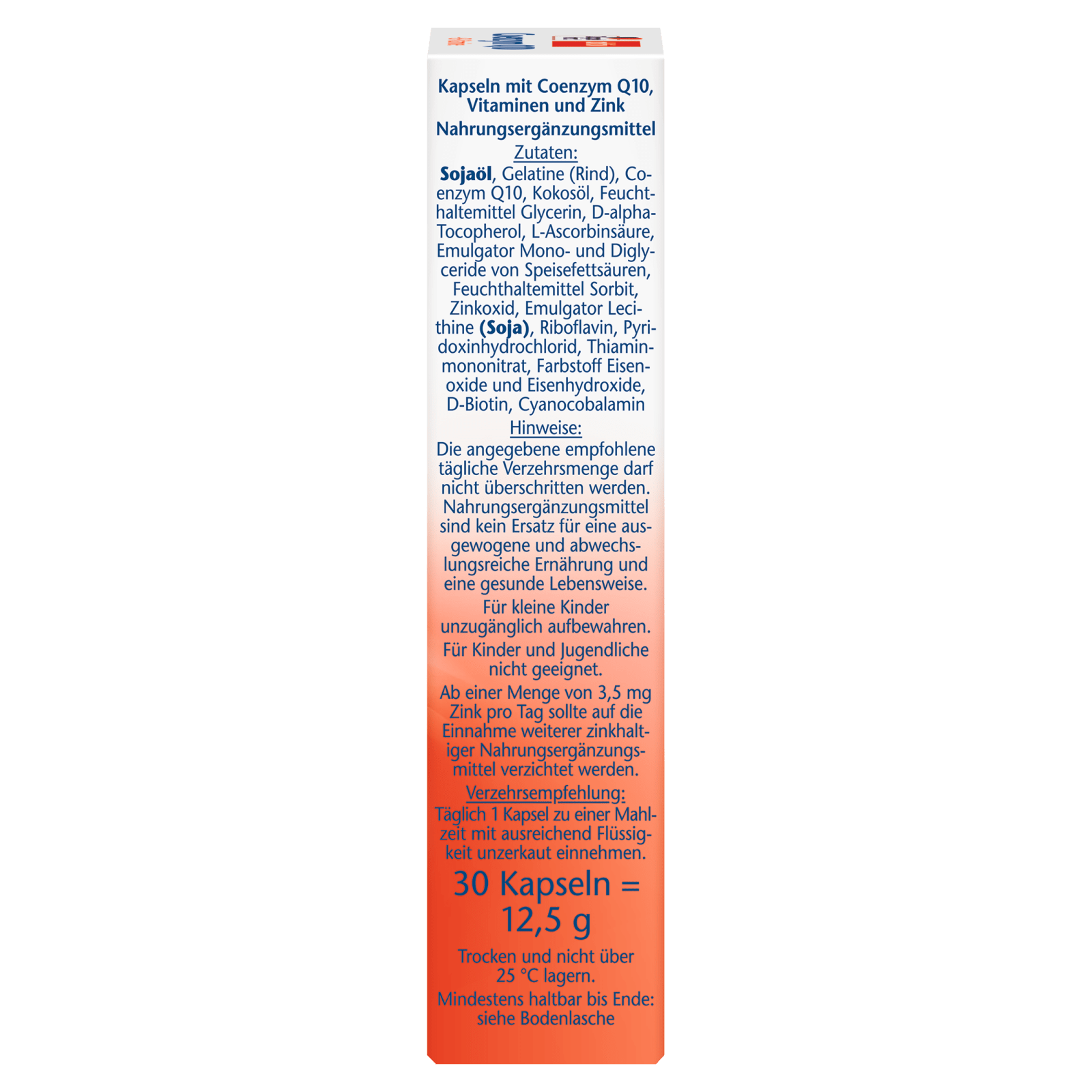 Coenzym Q10 + B-Vitamine (30 Kapseln)