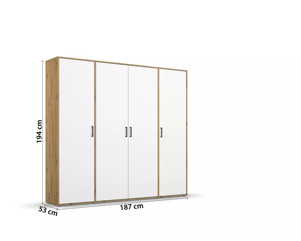 Kleiderschrank Voyager 187 x 194 cm