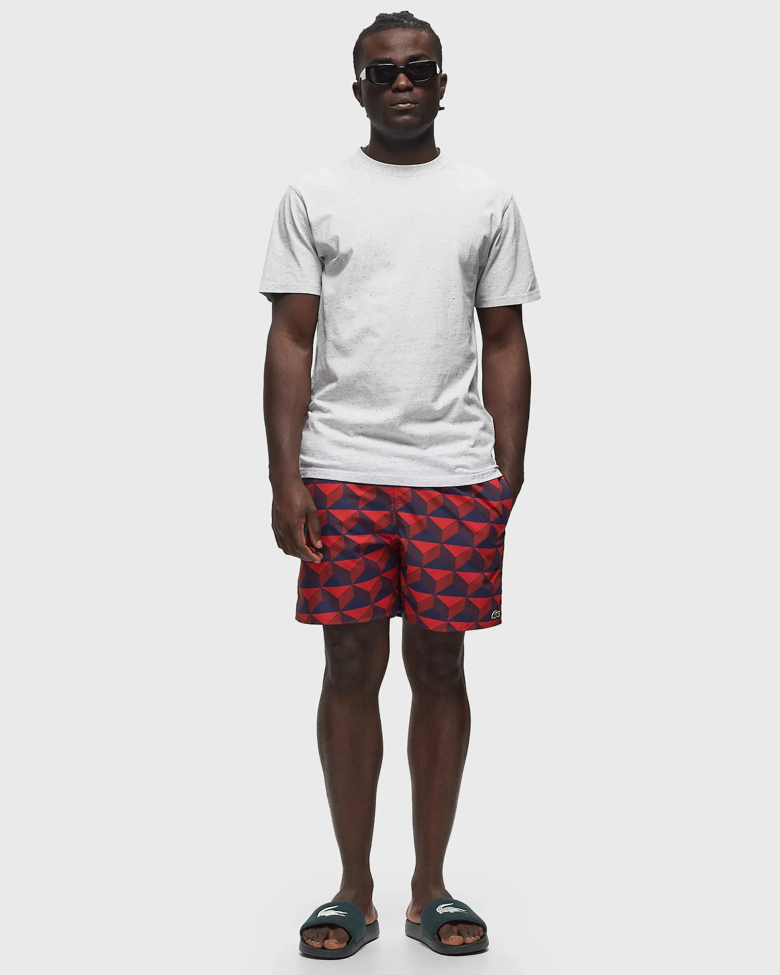 Lacoste PATTERNED SWIM TRUNKS