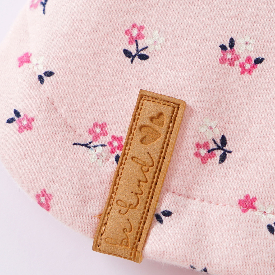 Topolino Mädchen Sweatkleid mit Blumen-Allover rosa