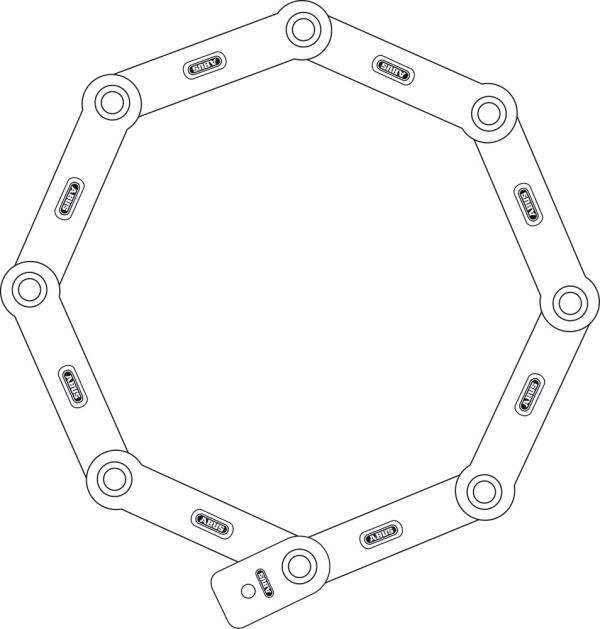 Abus 6000 Bordo XPlus Foldelås, 120cm