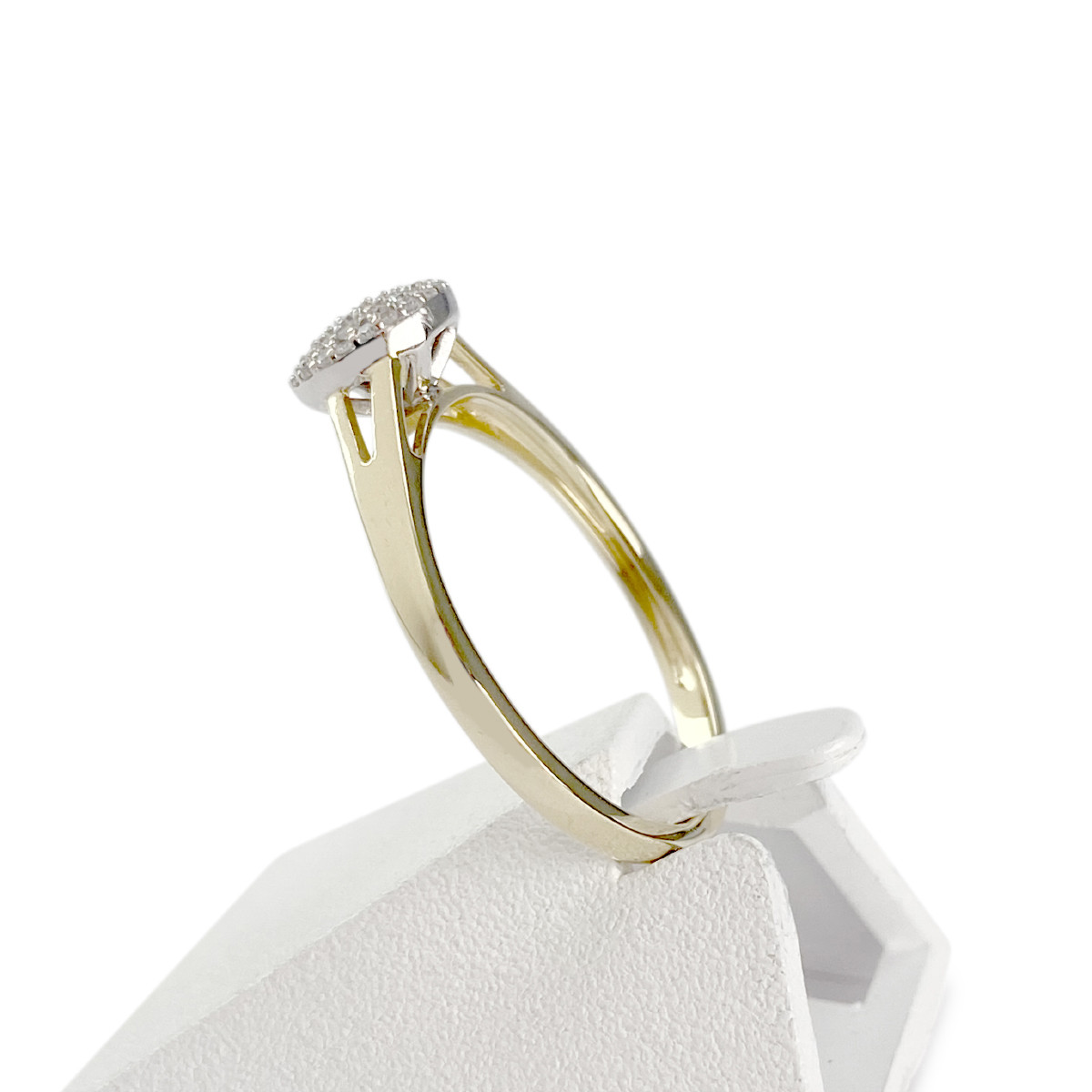 Bague d'occasion 2 ors 750 diamants