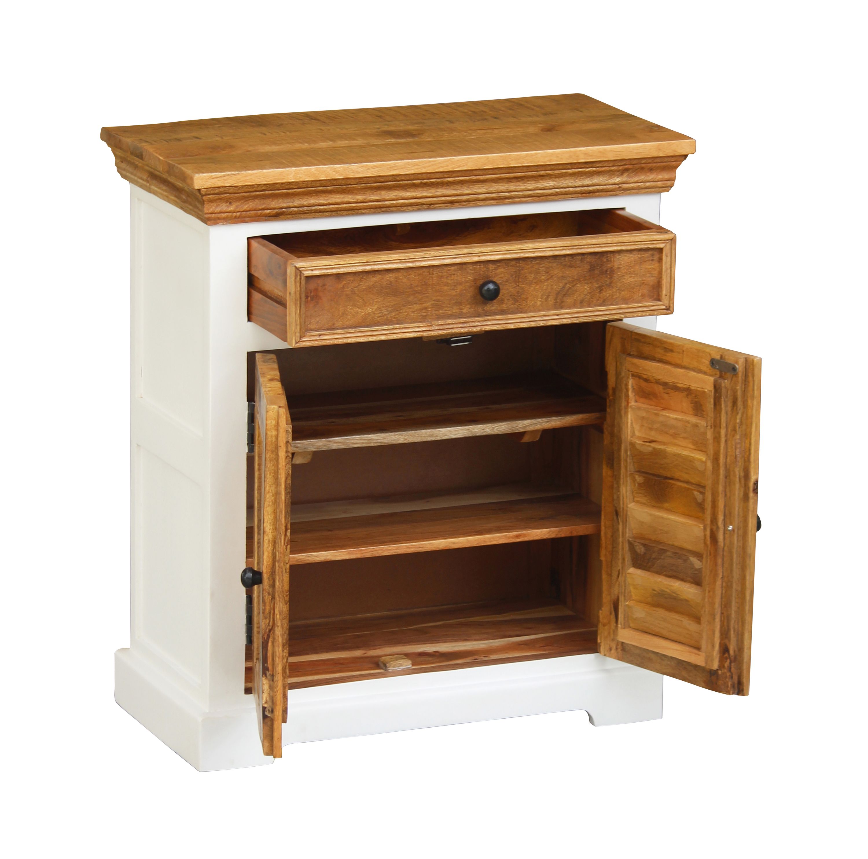 Schuhschrank Holz LEONA