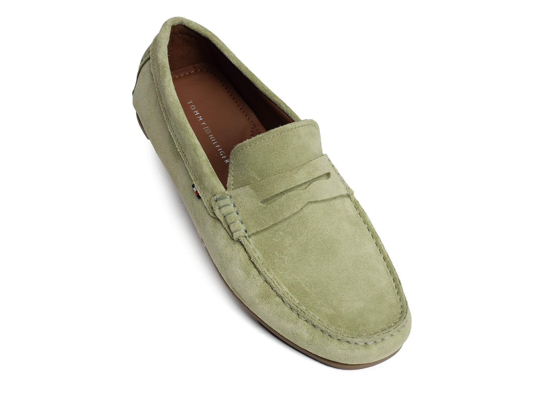 Casual hilfiger suede driver 4998 olive